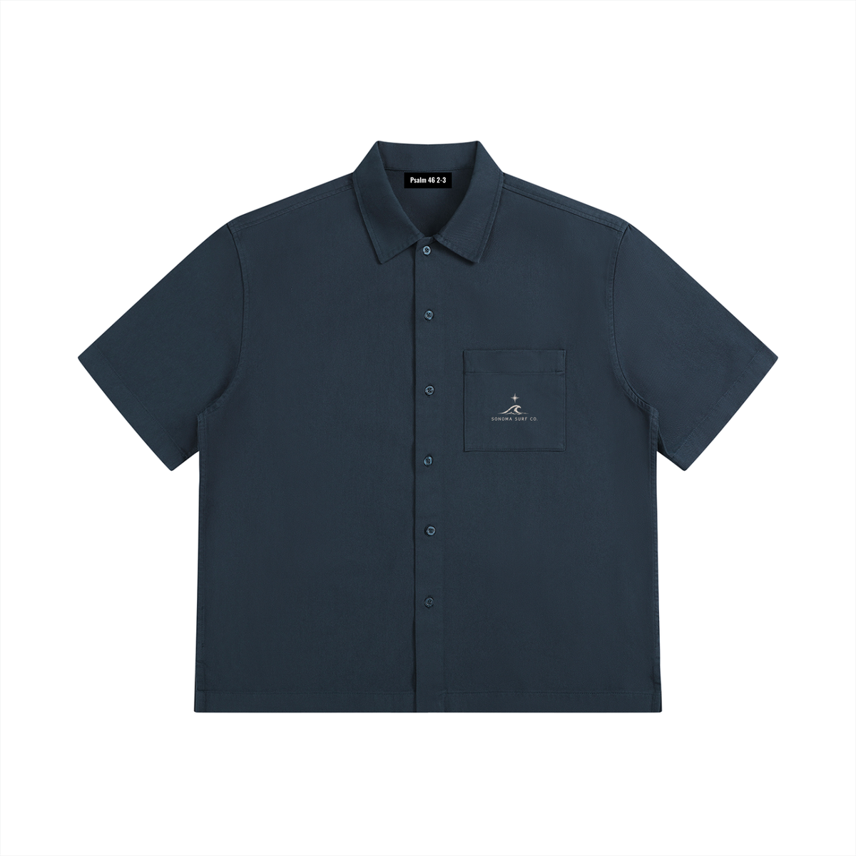 Unisex Boxy Short Sleeve Collared Shirt