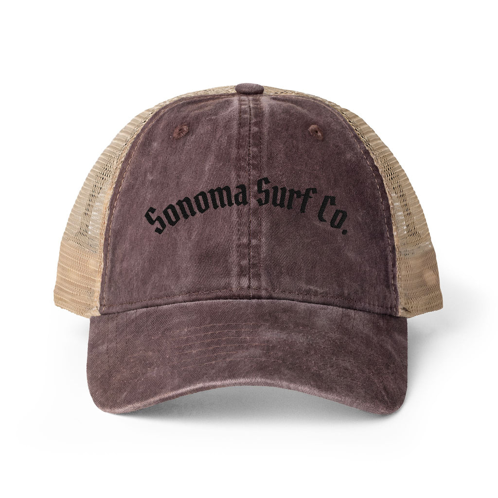 Sonoma Surf Co. Washed Mesh Cap — Coastal
