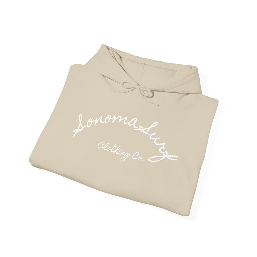 Classic White Hoodie — Blank Canvas Pullover for Custom Printing