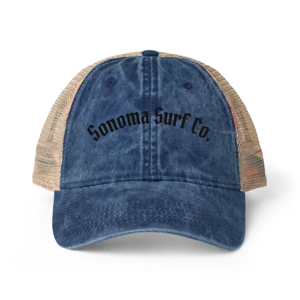 Sonoma Surf Co. Washed Mesh Cap — Coastal