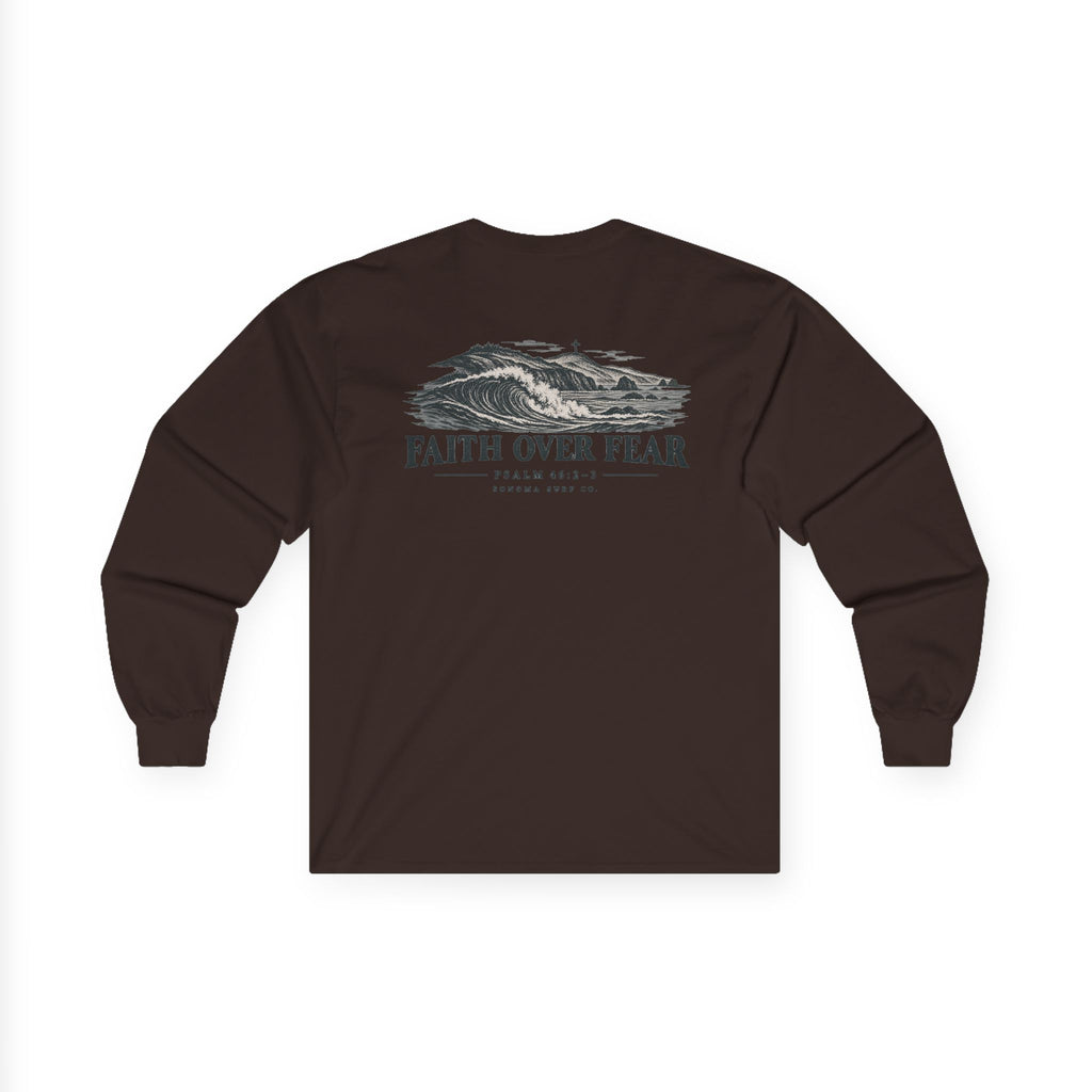 Faith Over Fear Long Sleeve — Scenic Mountain Surf