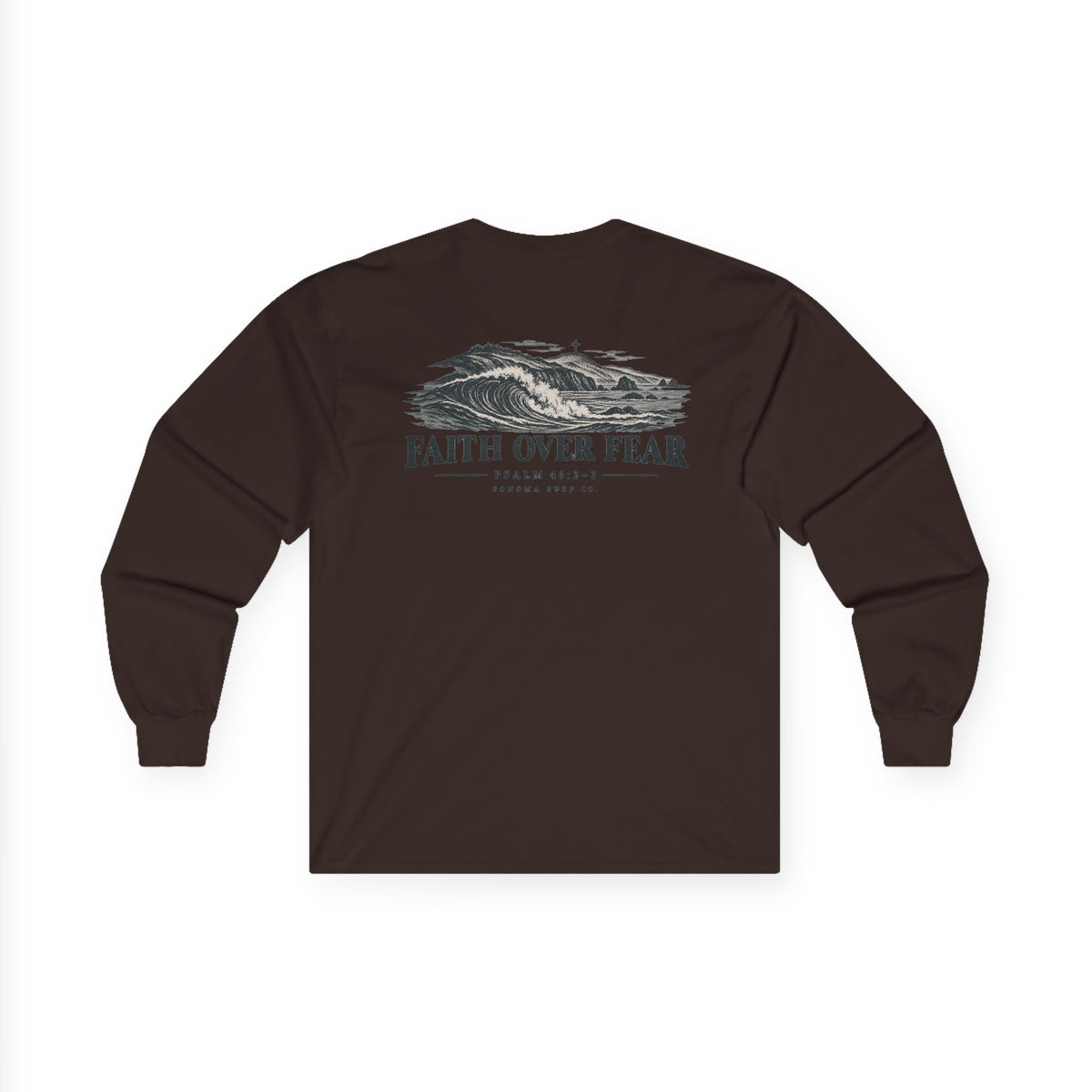 Faith Over Fear Long Sleeve — Scenic Mountain Surf