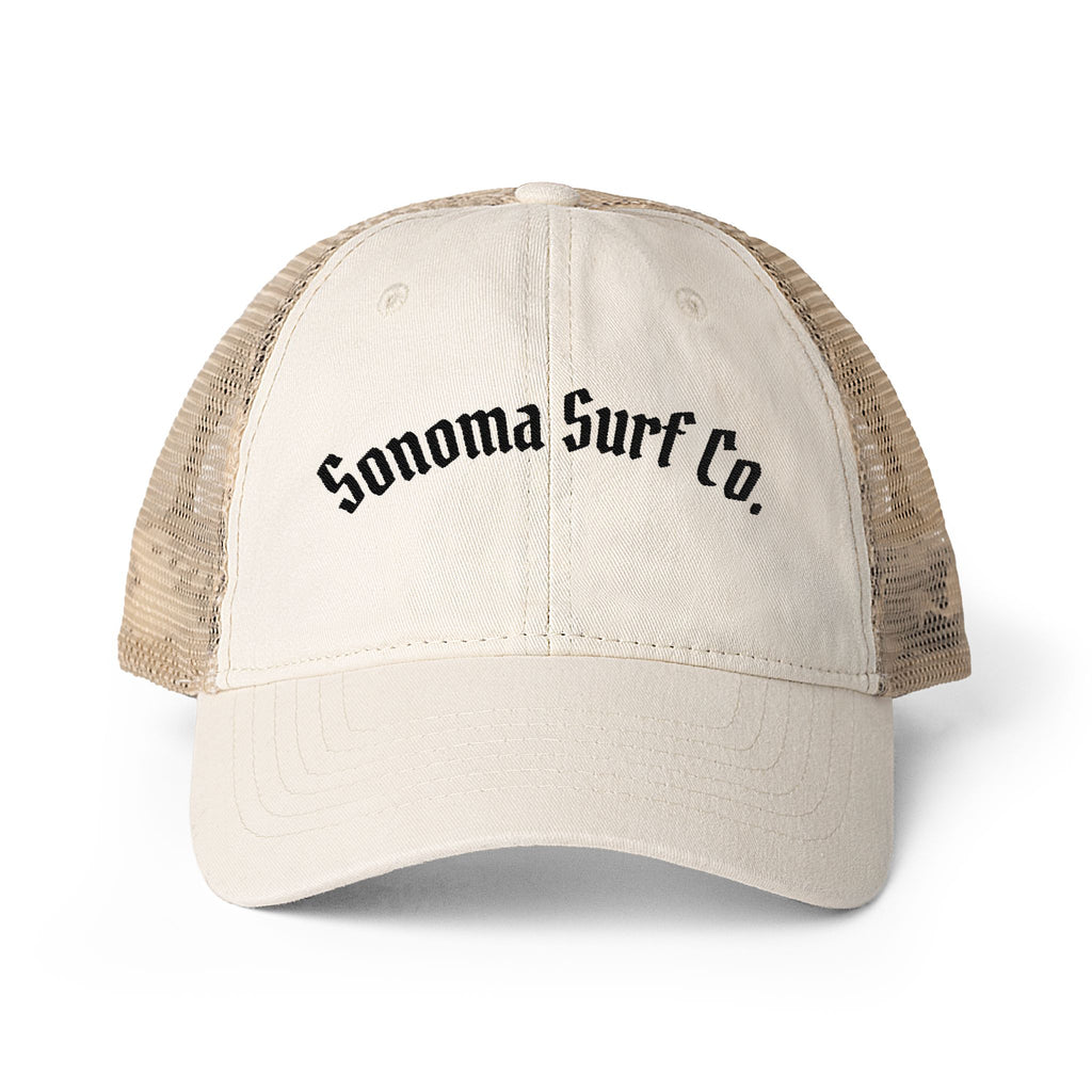 Sonoma Surf Co. Washed Mesh Cap — Coastal