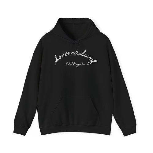 Classic White Hoodie — Blank Canvas Pullover for Custom Printing