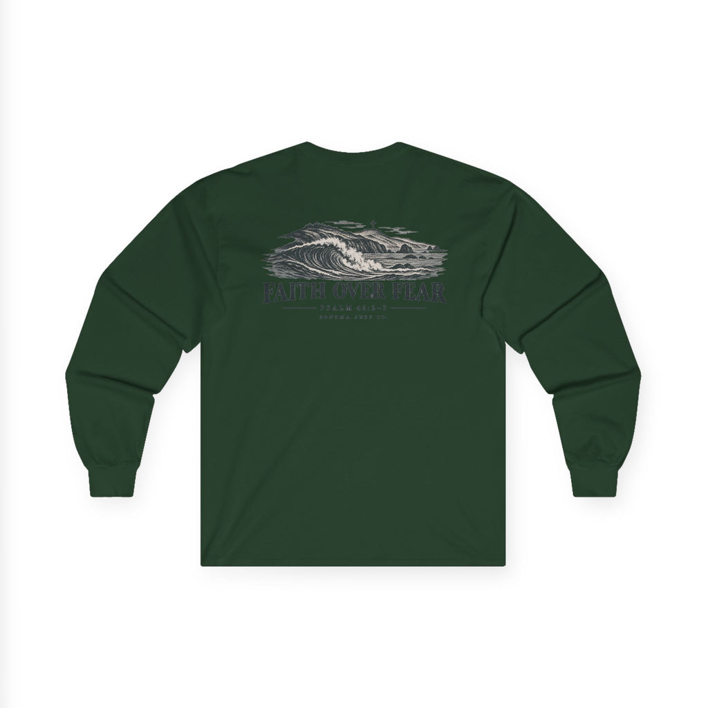 Faith Over Fear Long Sleeve — Scenic Mountain Surf