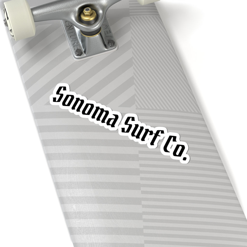 Sonoma Surf Co. Kiss-Cut Sticker — Vintage Script Surf Brand Decal