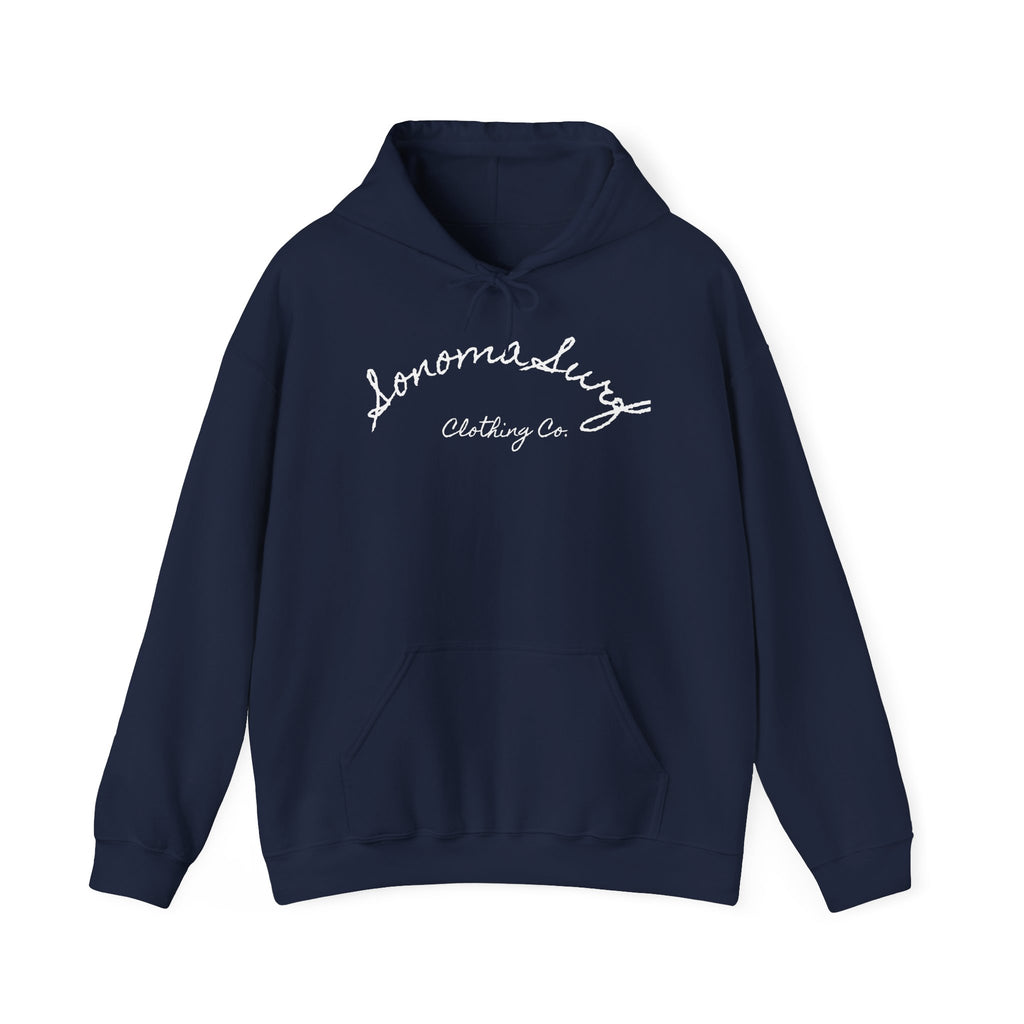 Classic White Hoodie — Blank Canvas Pullover for Custom Printing