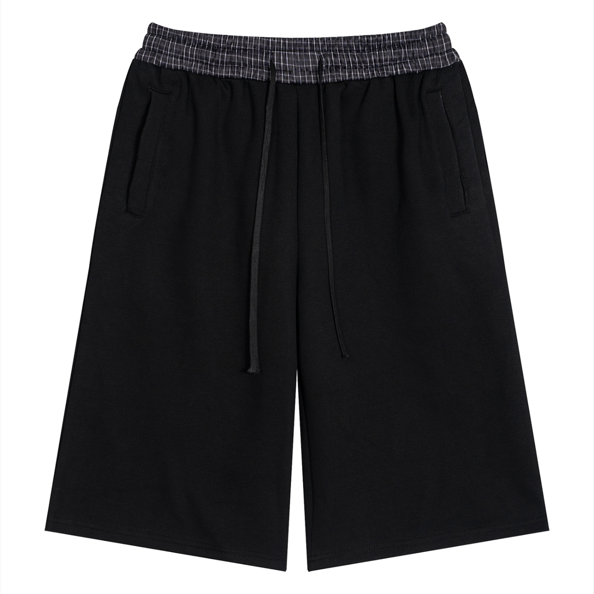Men's Plaid Waistband Shorts