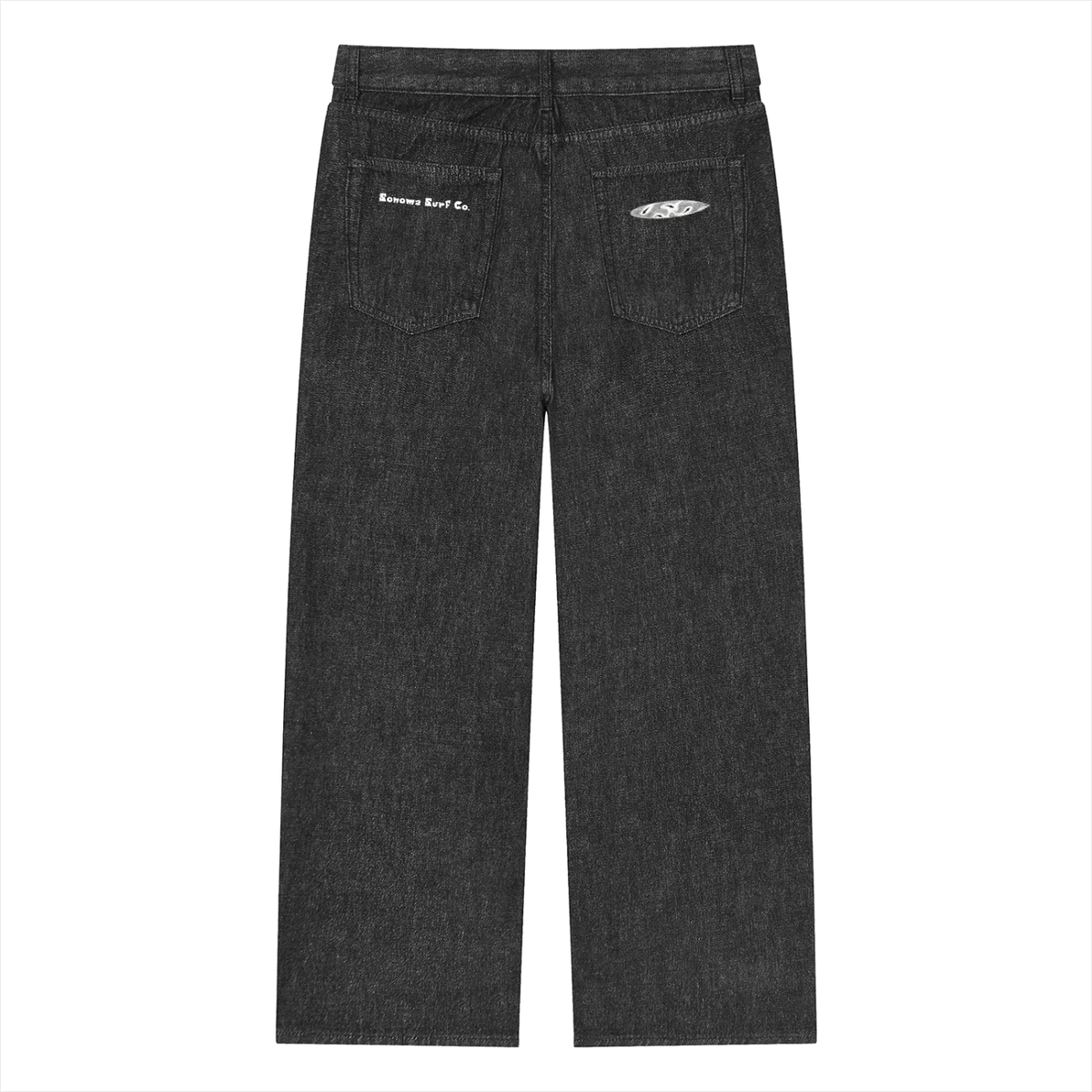 Unisex Vintage Wash Straight Leg Jeans