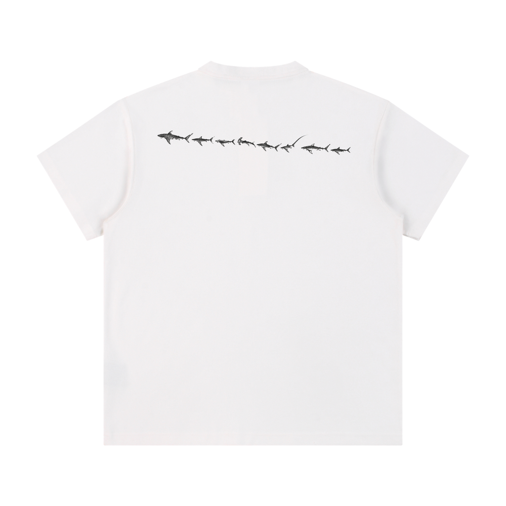 Short Sleeve 'Food Chain' Henley Shirt