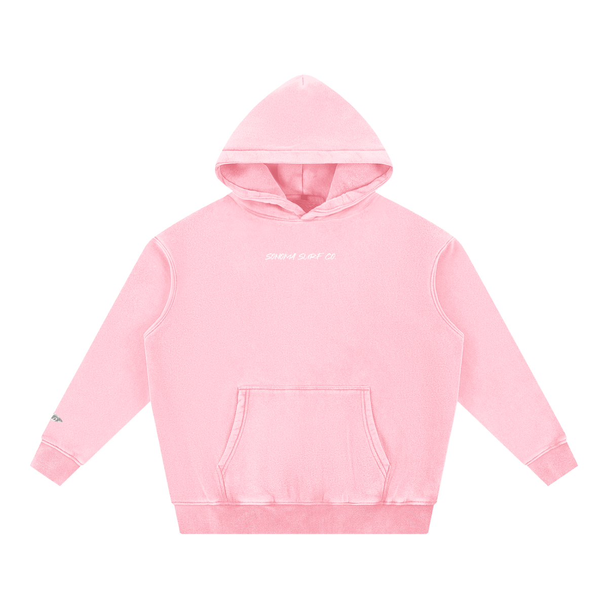 Snow Wash Fleece Oversize Hoodie