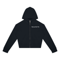 Women's Crop Full Zip Hoodie