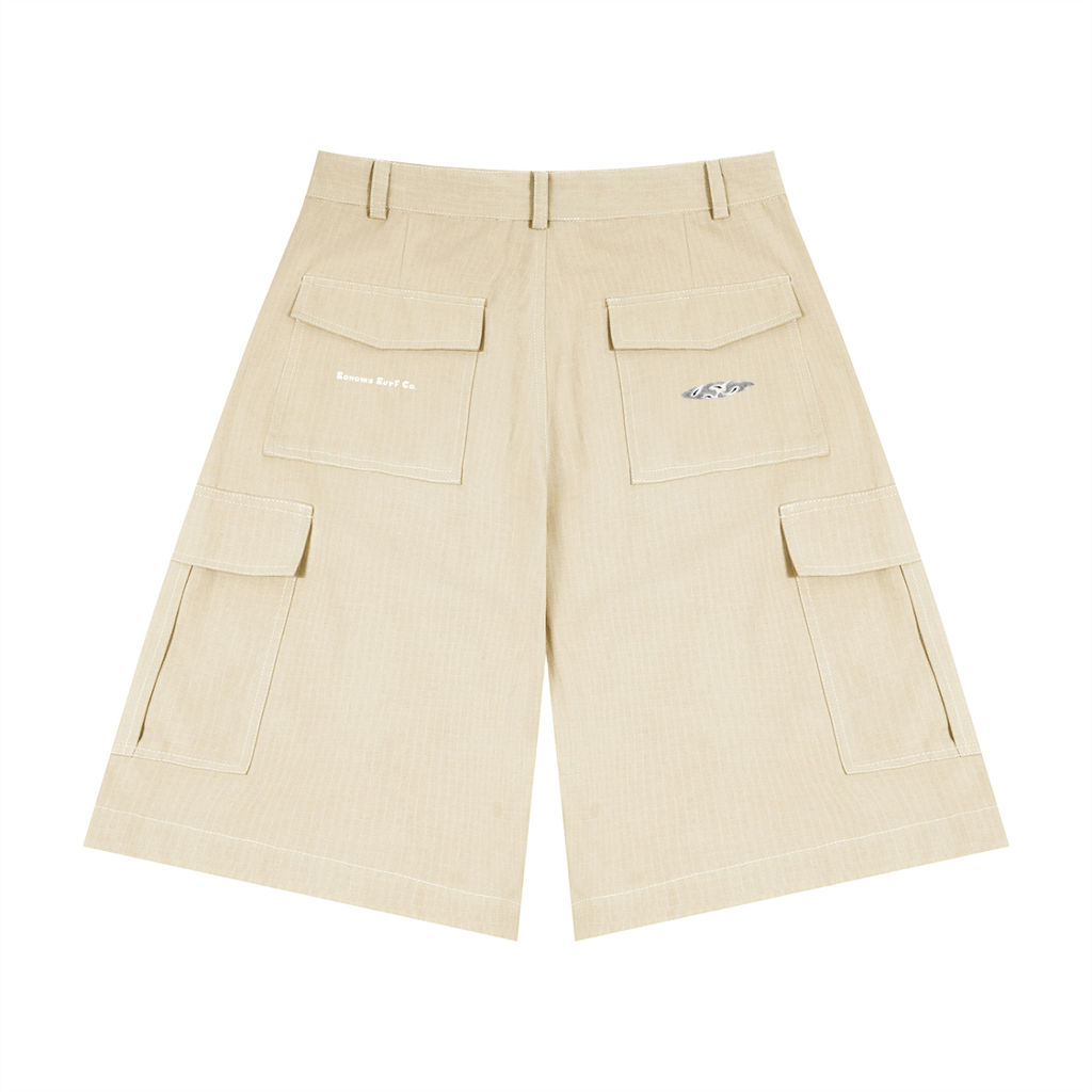 Unisex Woven Cargo Shorts