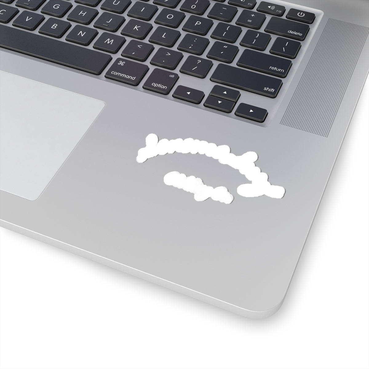 Handwritten Script Kiss-Cut Sticker – Minimal Laptop Decal