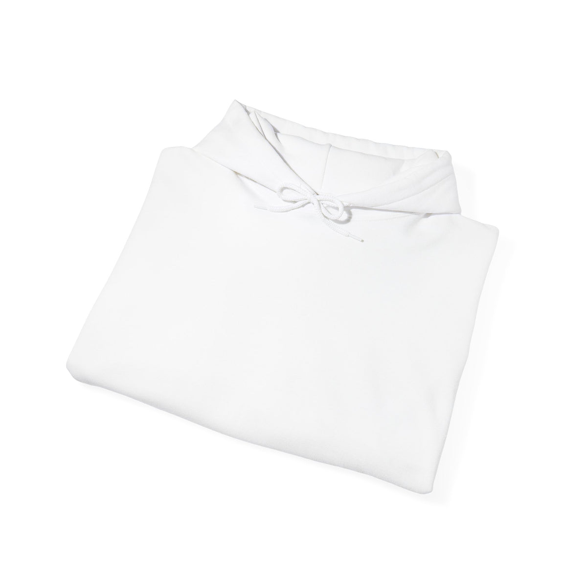 Classic White Hoodie — Blank Canvas Pullover for Custom Printing