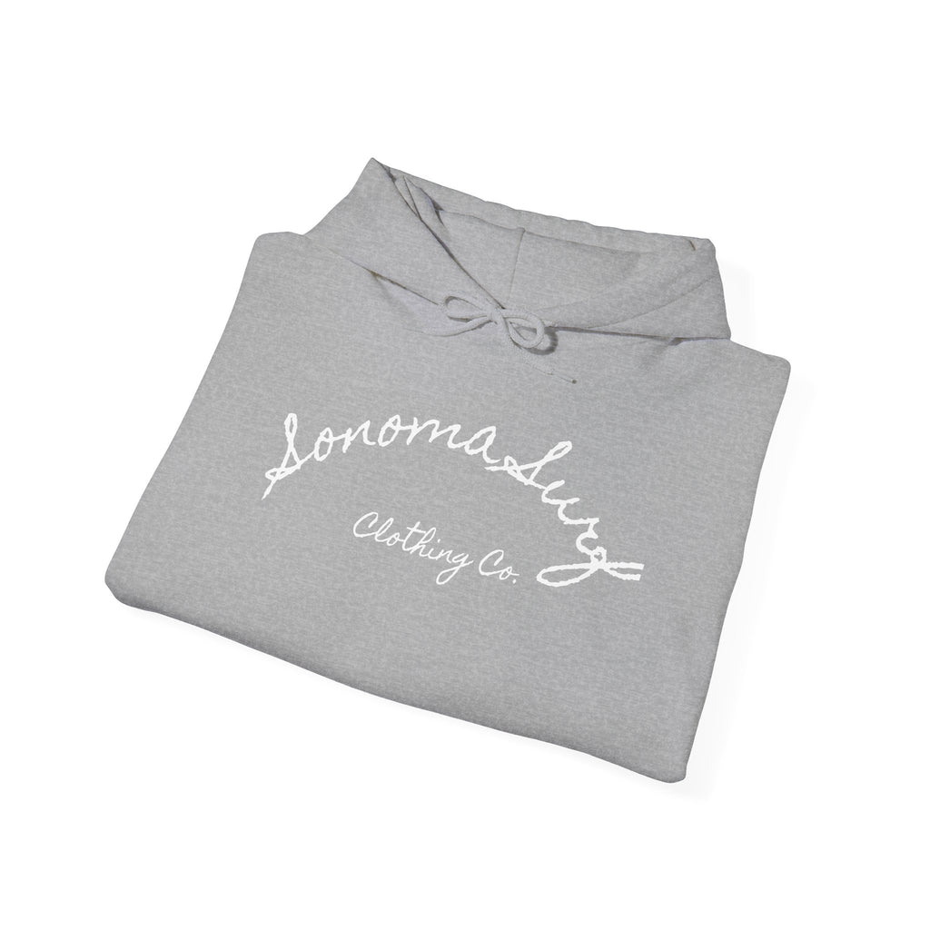 Classic White Hoodie — Blank Canvas Pullover for Custom Printing