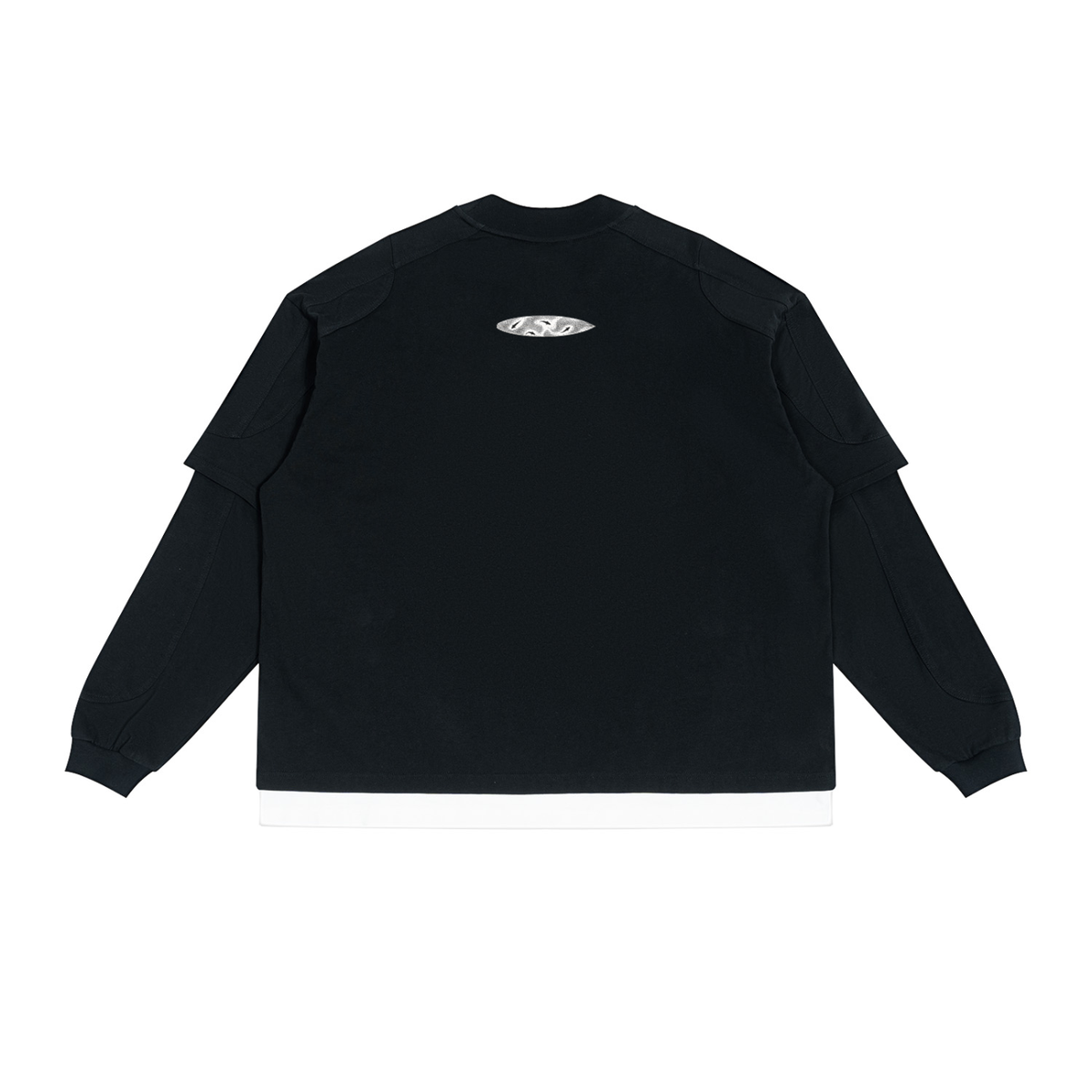 Unisex Paneled Layer Color Block T-Shirt