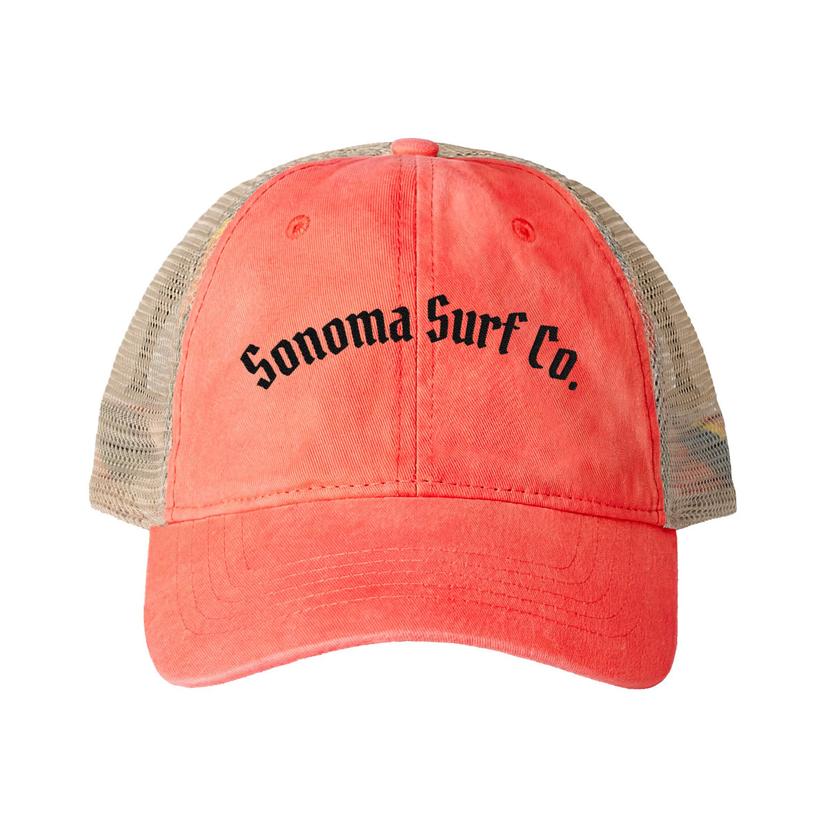 Sonoma Surf Co. Washed Mesh Cap — Coastal