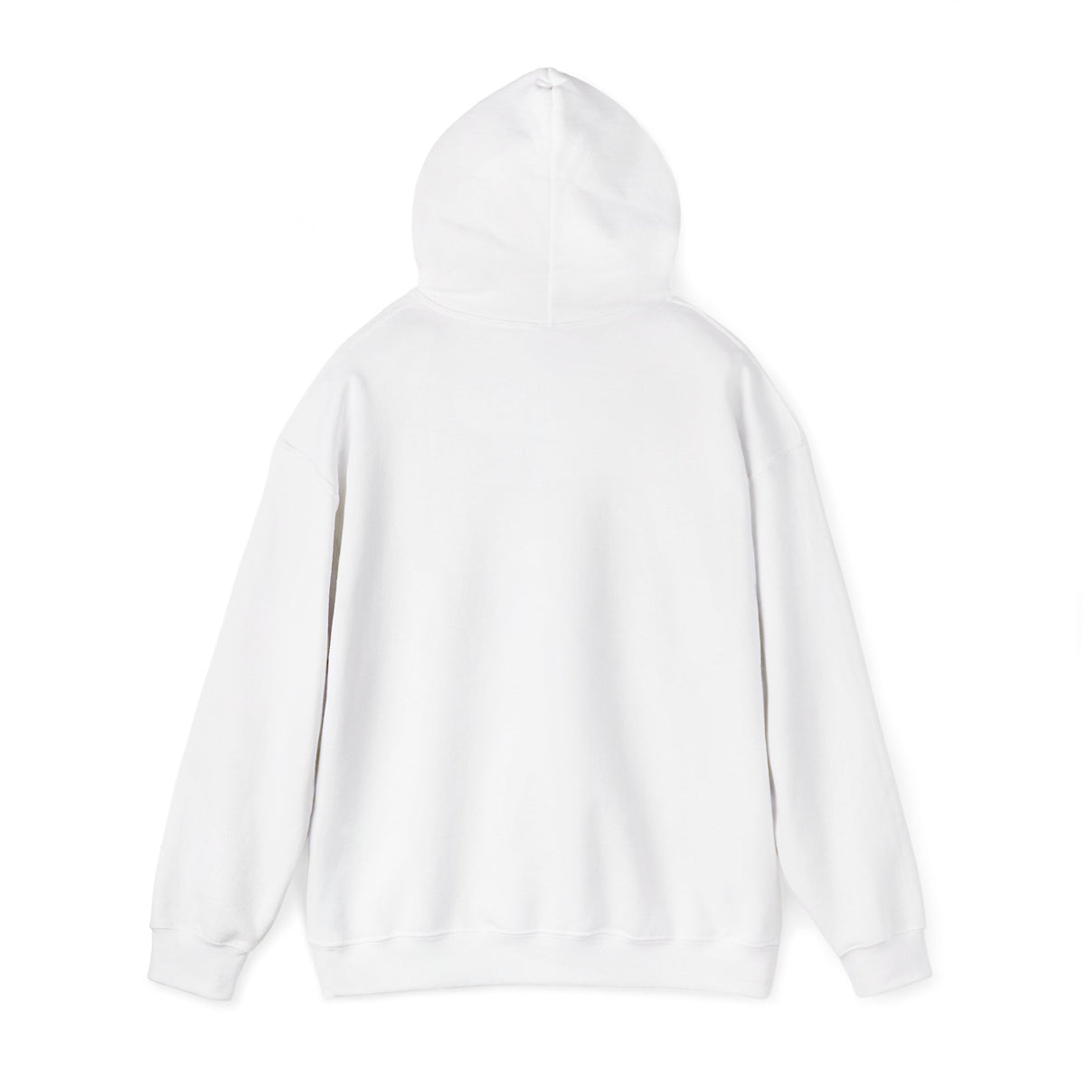 Classic White Hoodie — Blank Canvas Pullover for Custom Printing