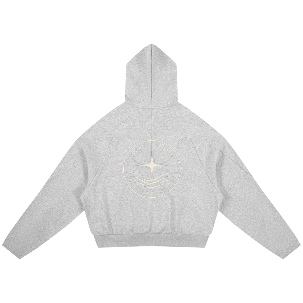 Curved Panel Raglan Hoodie