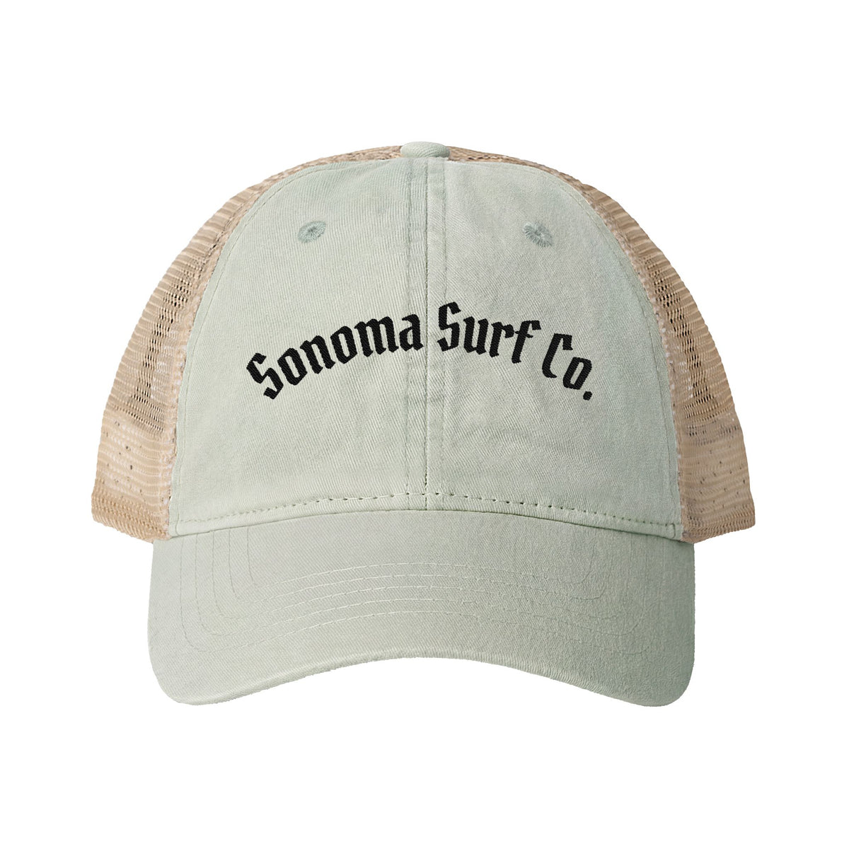 Sonoma Surf Co. Washed Mesh Cap — Coastal