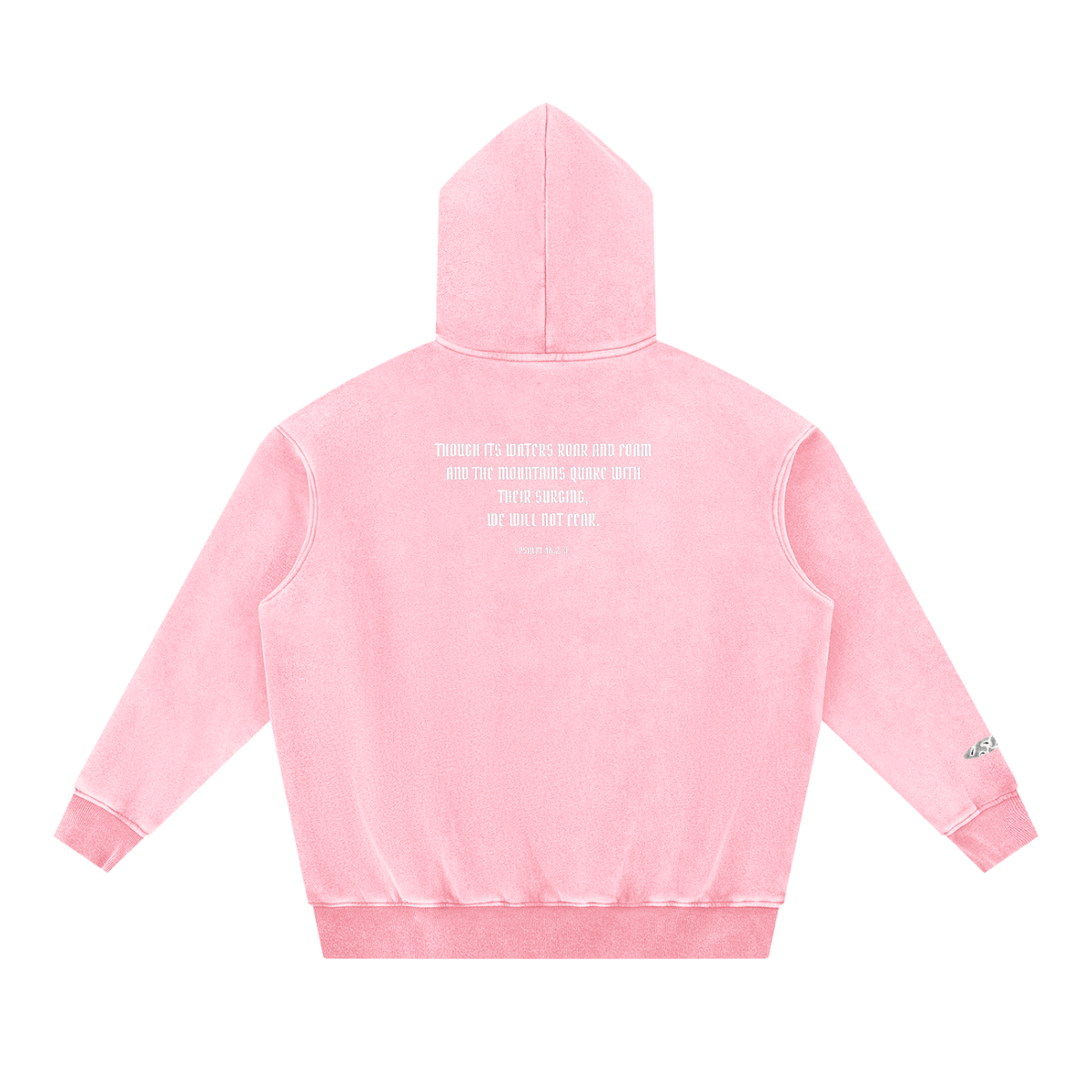 Snow Wash Fleece Oversize Hoodie