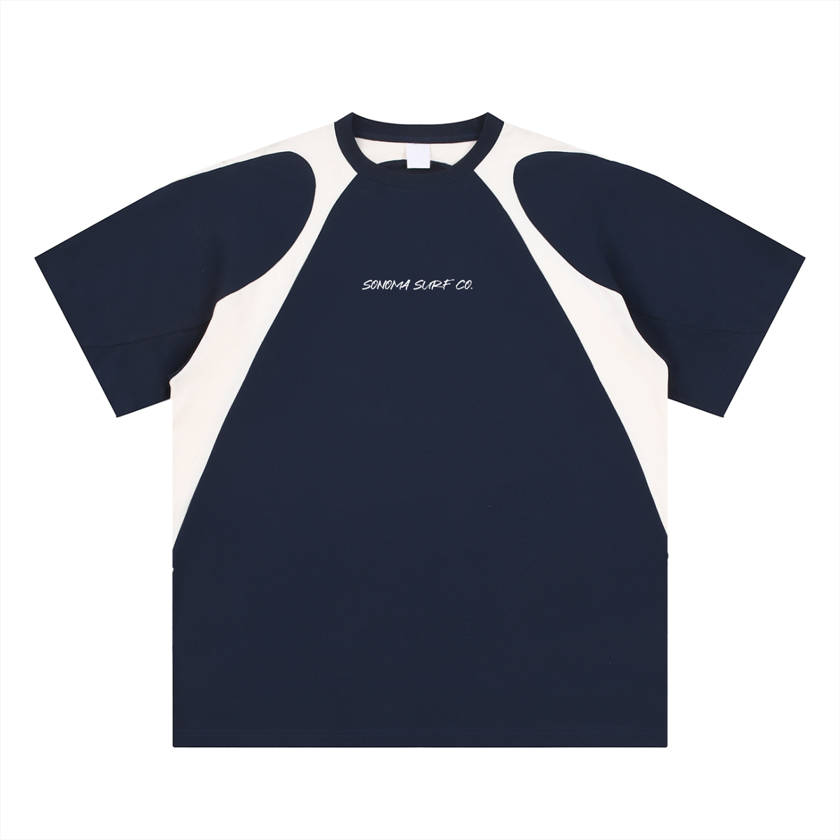 Men's Contrast Panel Cotton T-Shirt