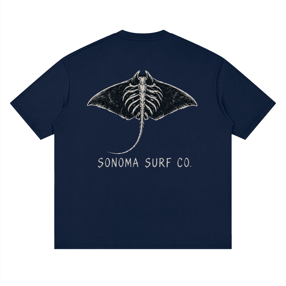 'Manta Ray' Loose Drop Shoulder T-Shirt
