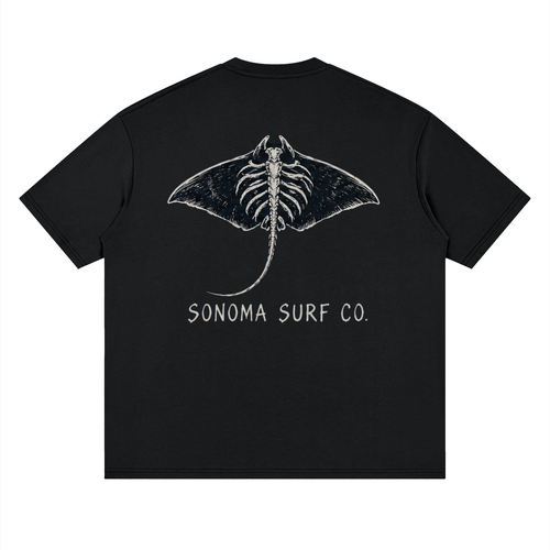 'Manta Ray' Loose Drop Shoulder T-Shirt