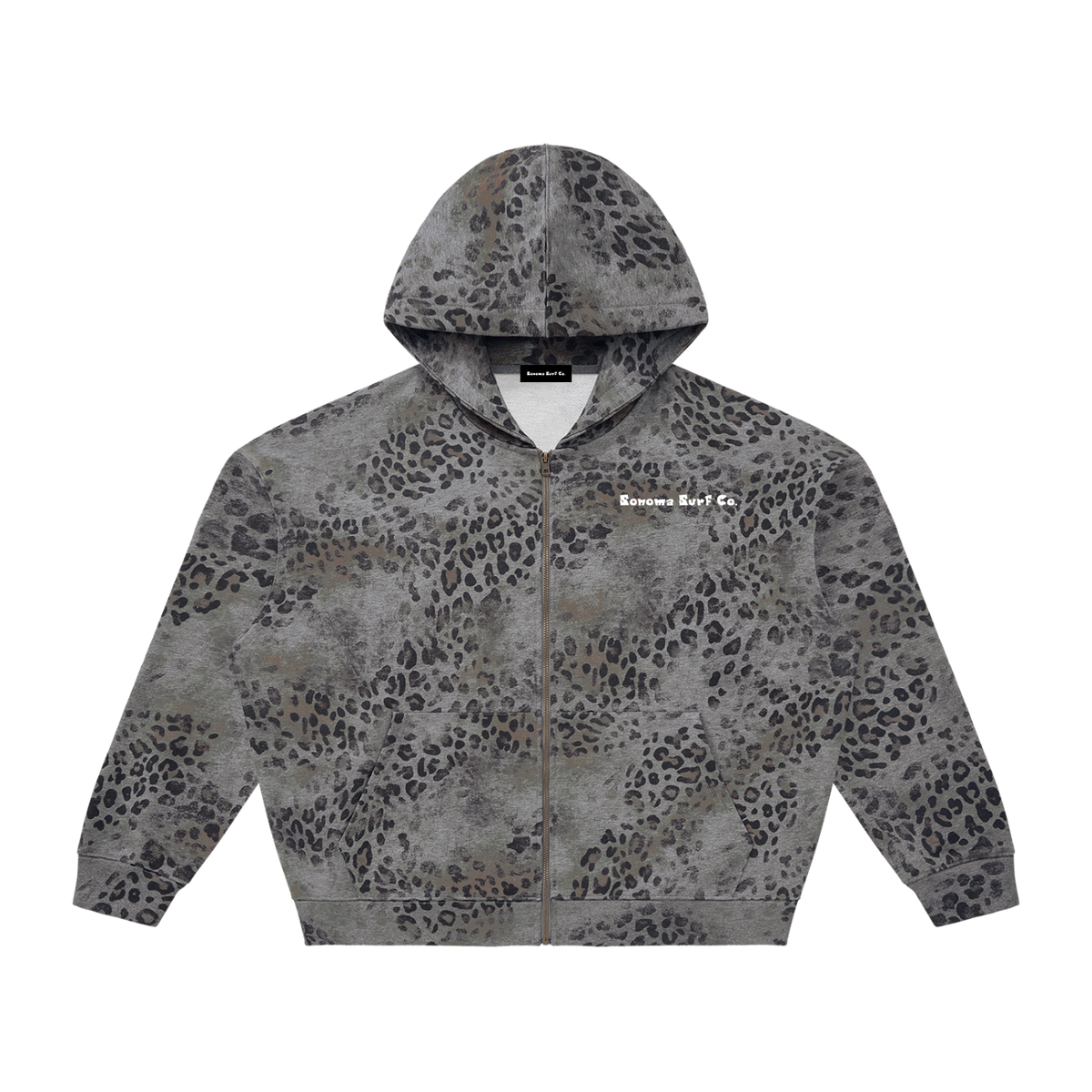 Women's Vintage Leopard Full Zip