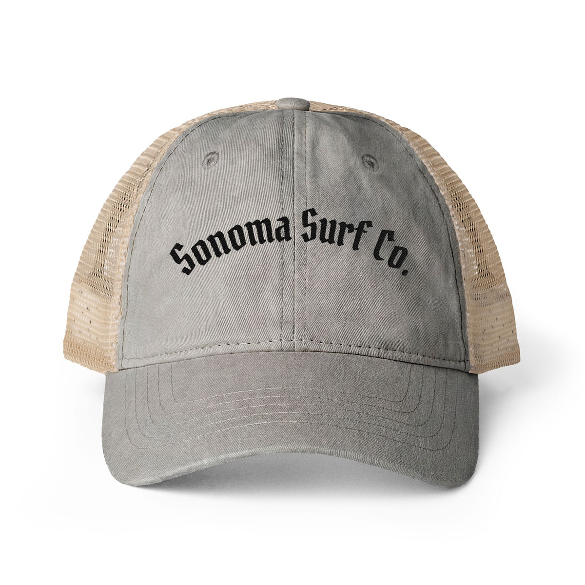 Sonoma Surf Co. Washed Mesh Cap — Coastal