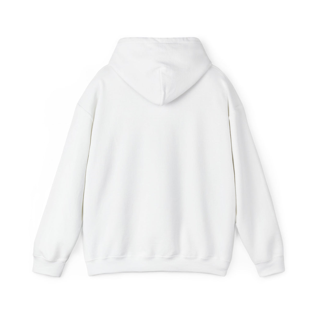Classic White Hoodie — Blank Canvas Pullover for Custom Printing