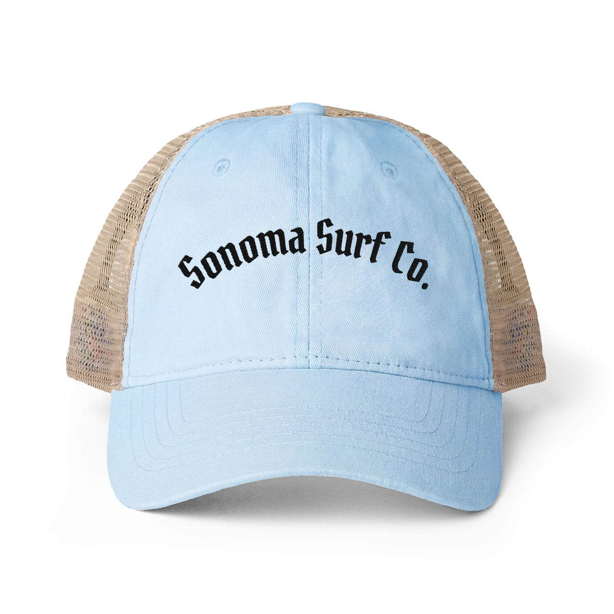 Sonoma Surf Co. Washed Mesh Cap — Coastal