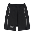 Unisex Piping Drawstring Shorts
