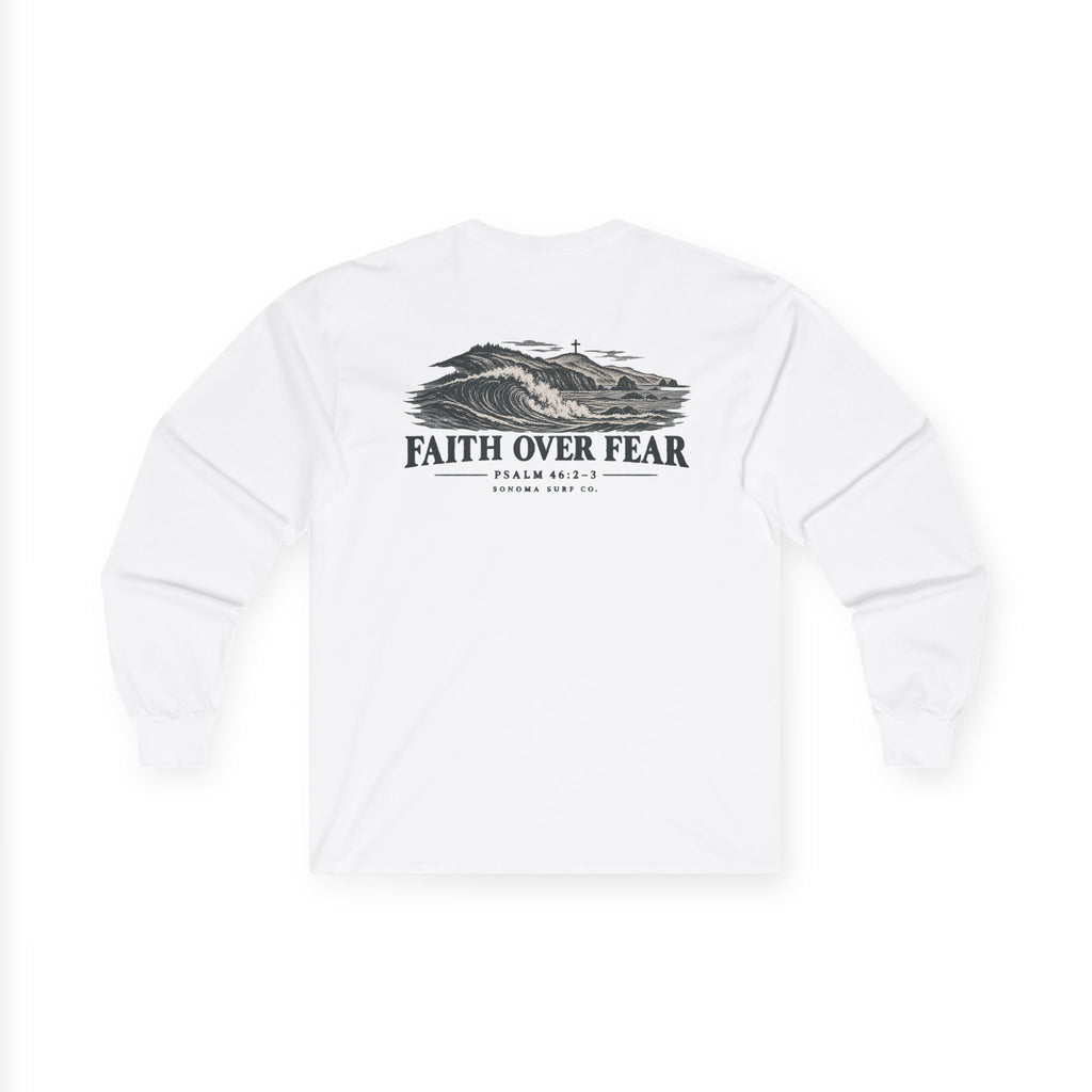 Faith Over Fear Long Sleeve — Scenic Mountain Surf