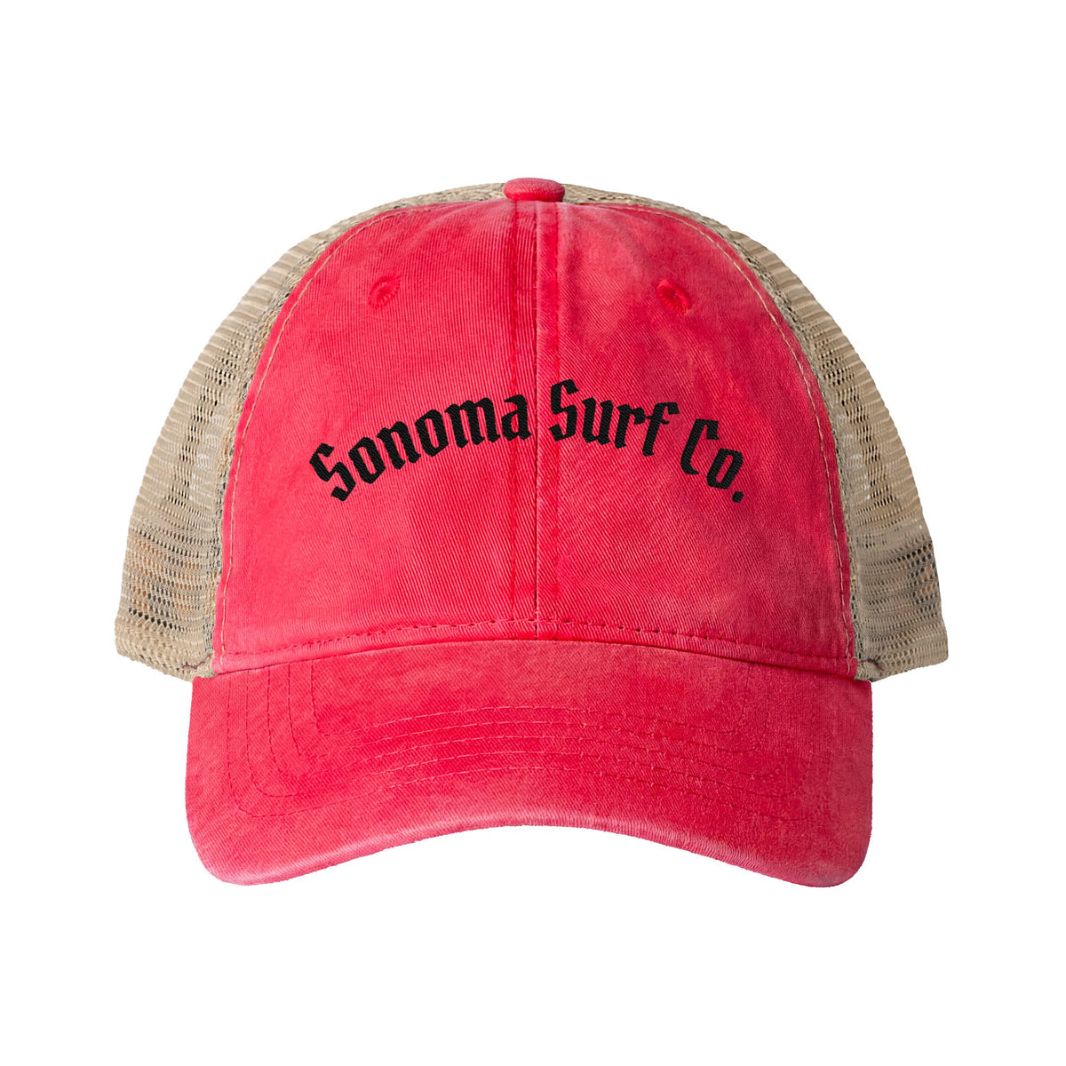 Sonoma Surf Co. Washed Mesh Cap — Coastal