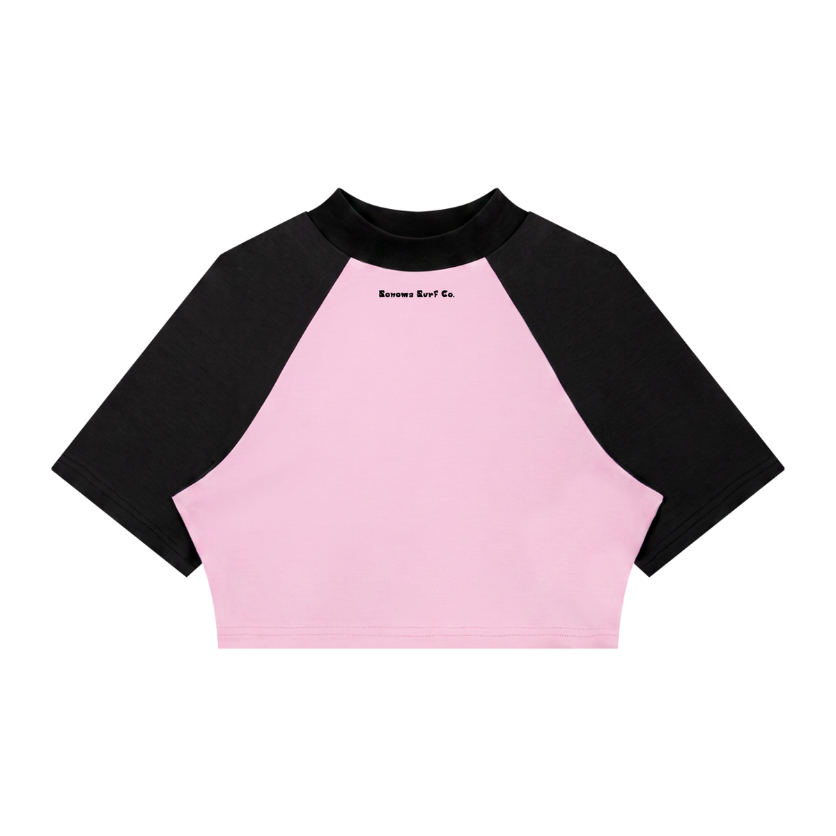Women’s Color Block Raglan Crop T-Shirt