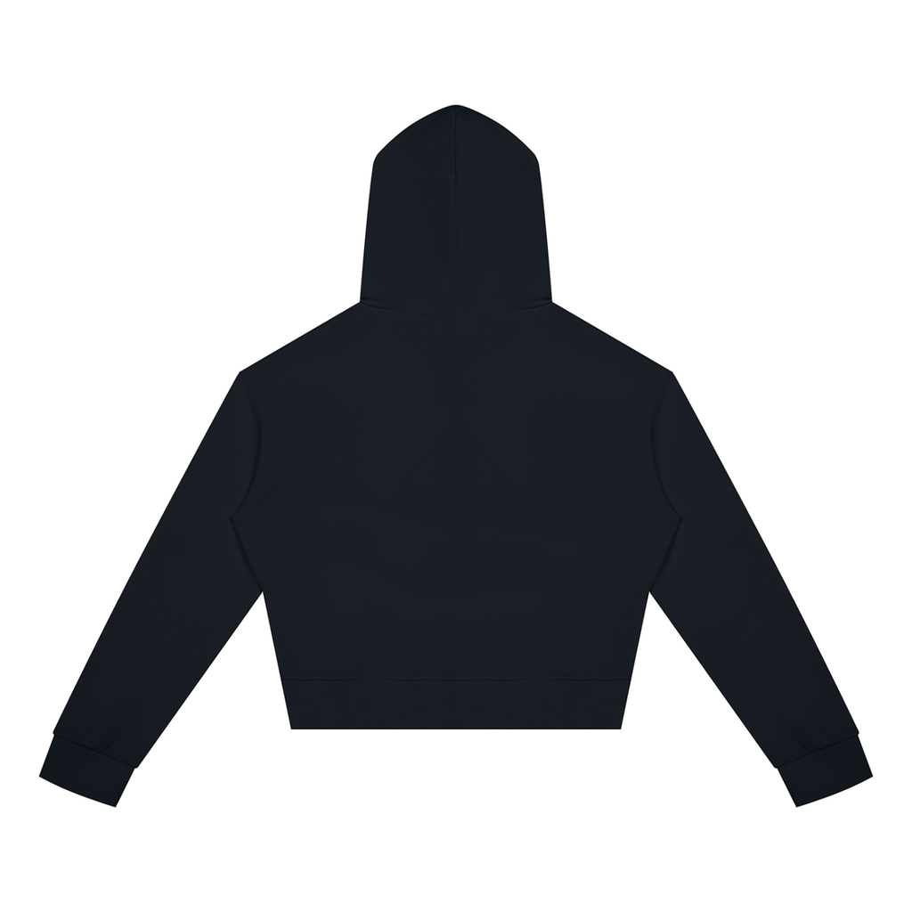 Women's Crop Full Zip Hoodie