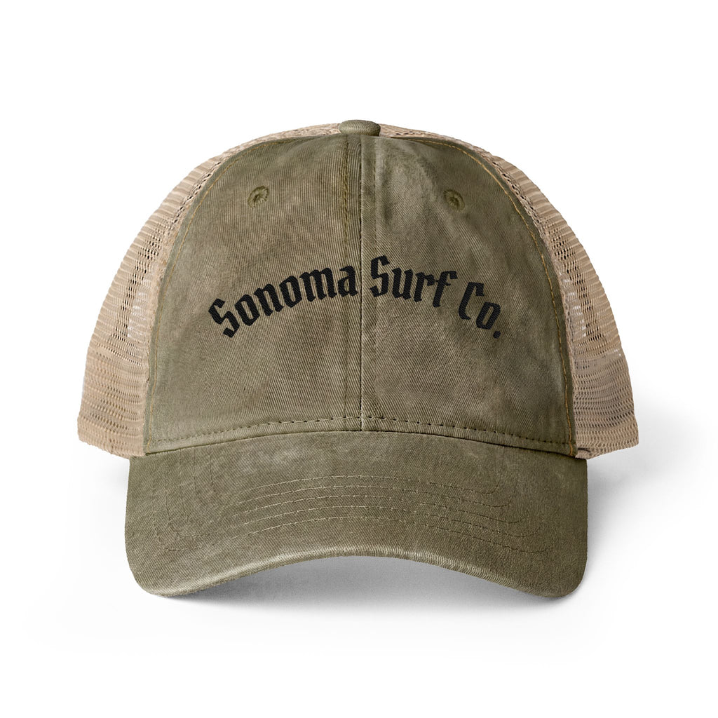 Sonoma Surf Co. Washed Mesh Cap — Coastal