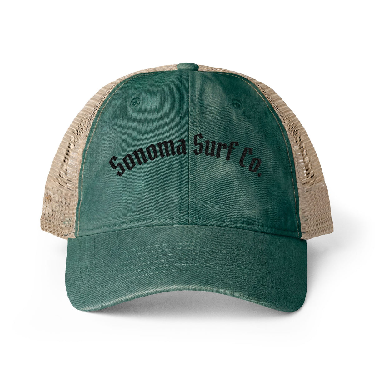 Sonoma Surf Co. Washed Mesh Cap — Coastal