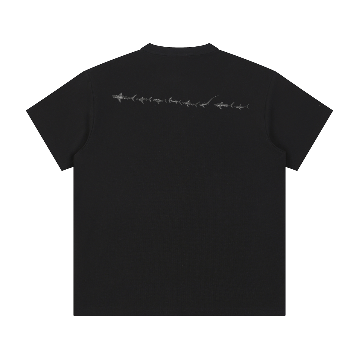 Short Sleeve 'Food Chain' Henley Shirt