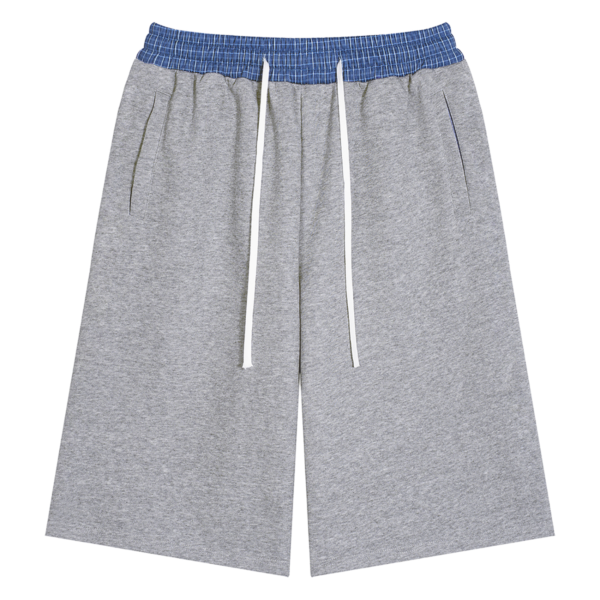 Men's Plaid Waistband Shorts
