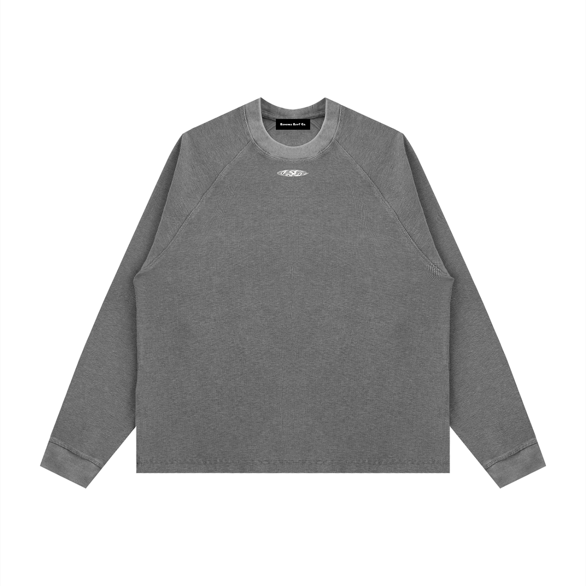 Men's Vintage Wash Boxy  Waffle T-Shirt
