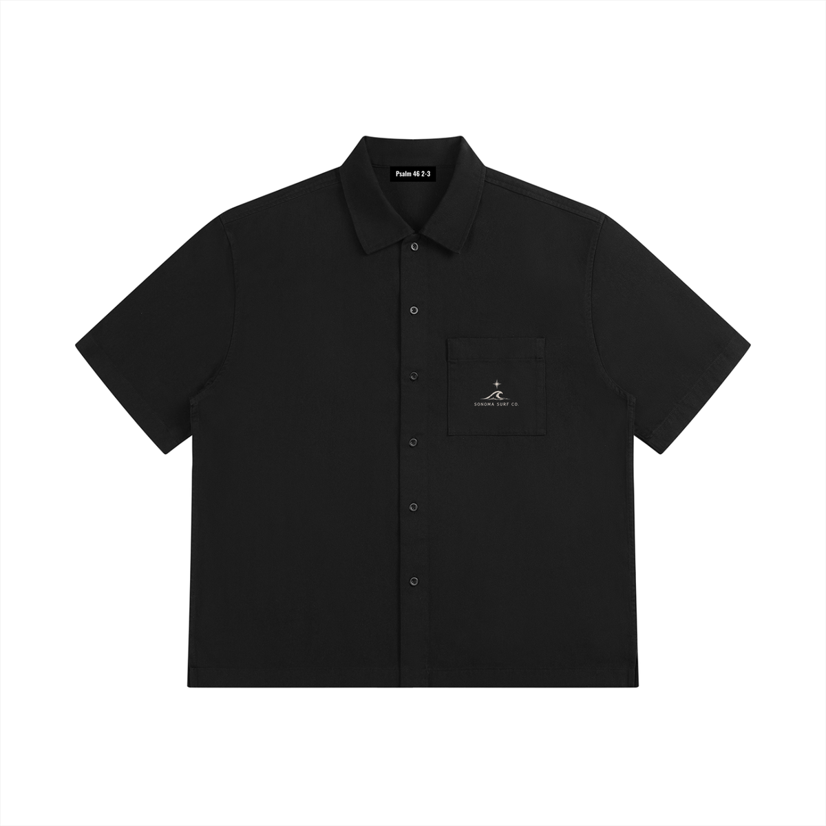 Unisex Boxy Short Sleeve Collared Shirt