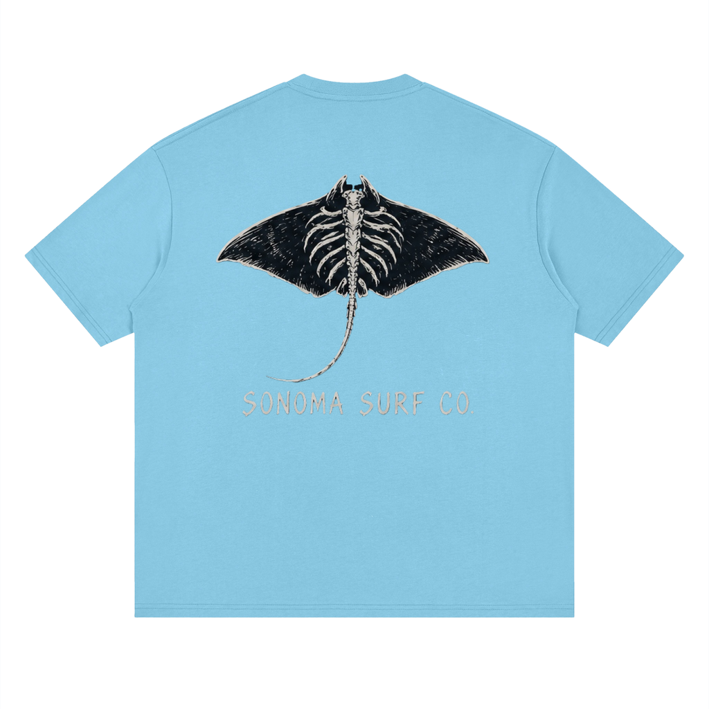 'Manta Ray' Loose Drop Shoulder T-Shirt
