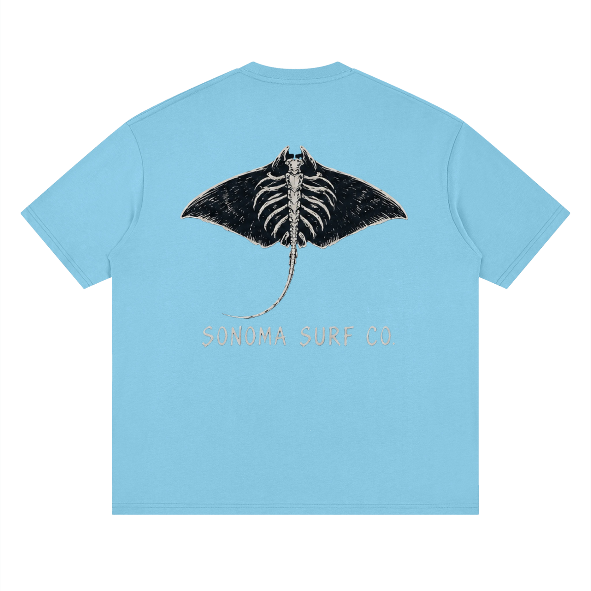 'Manta Ray' Loose Drop Shoulder T-Shirt
