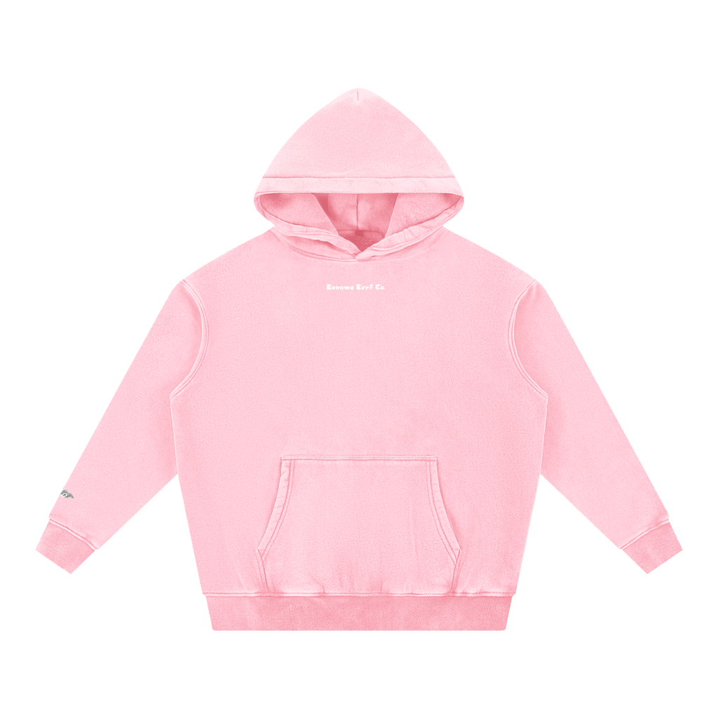 Snow Wash Fleece Oversize Hoodie