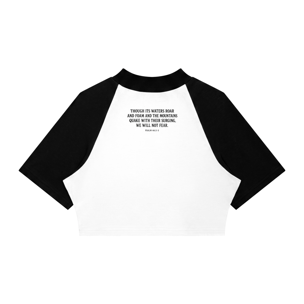 Women’s Color Block Raglan Crop T-Shirt