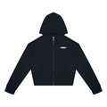 Women's Crop Full Zip Hoodie
