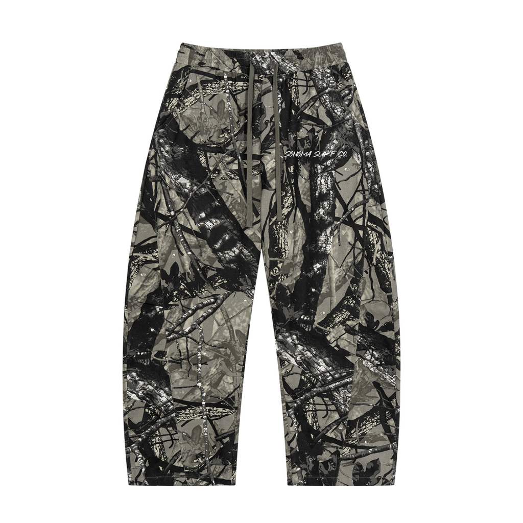 Men's Tree Camo Barrel Leg Pants